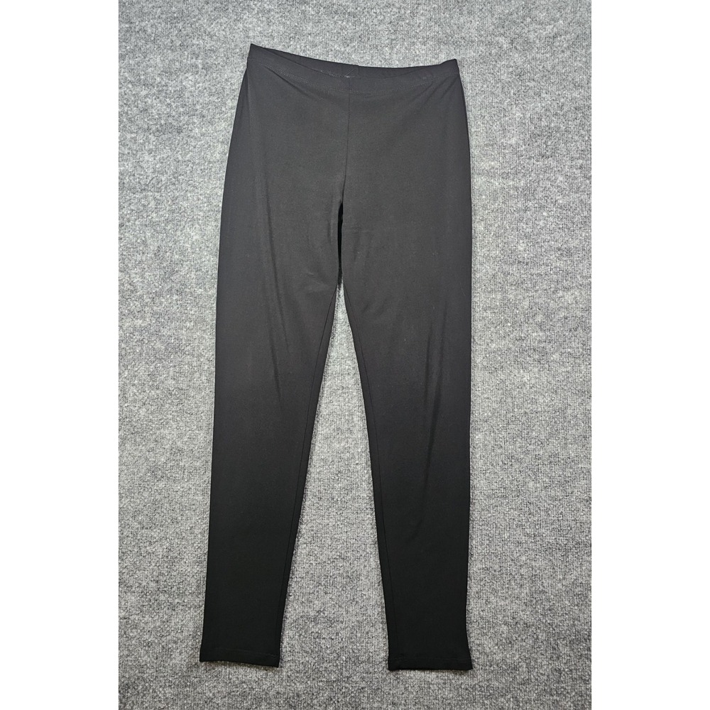 Lot Of 2 CLARA SUN WOO Black Straight Leg Pant/Legging Medium Stretch Pull On